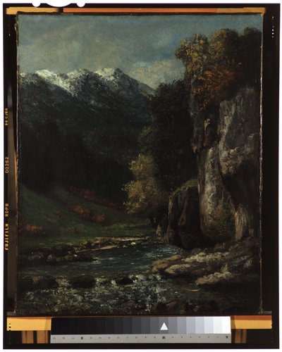 Landscape by Gustave Courbet